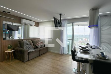 Sala de apartamento para alugar com 1 quarto, 45m² em Bethaville I, Barueri