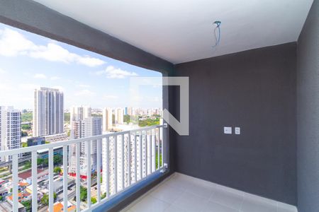 Sacada da Sala de apartamento à venda com 1 quarto, 31m² em Vila Santa Clara, São Paulo