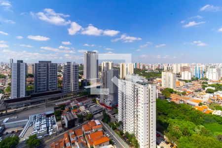 Vista da Sacada de apartamento à venda com 1 quarto, 31m² em Vila Santa Clara, São Paulo