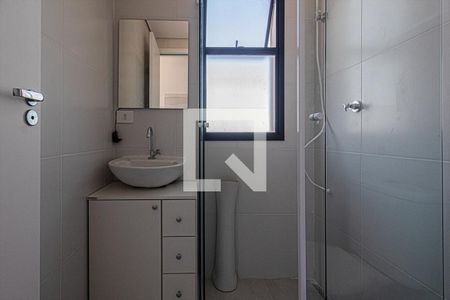 Banheiro Social de apartamento à venda com 1 quarto, 33m² em Vila Moinho Velho, São Paulo