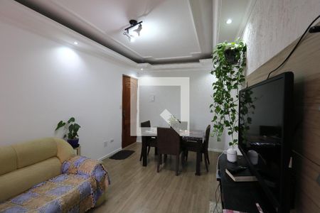 Sala de apartamento à venda com 2 quartos, 56m² em Parque São Vicente, Santo André