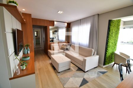 Sala de apartamento à venda com 3 quartos, 94m² em Parque Rural Fazenda Santa Cândida, Campinas