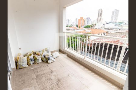 Varanda e Área de serviço de apartamento para alugar com 2 quartos, 60m² em Água Rasa, São Paulo