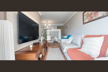 Sala de apartamento à venda com 3 quartos, 86m² em Vila Valparaíso, Santo André