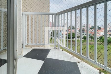 Sacada Sala de apartamento à venda com 2 quartos, 60m² em Nova Petrópolis, São Bernardo do Campo