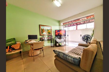 Sala de apartamento à venda com 3 quartos, 100m² em Graça, Belo Horizonte