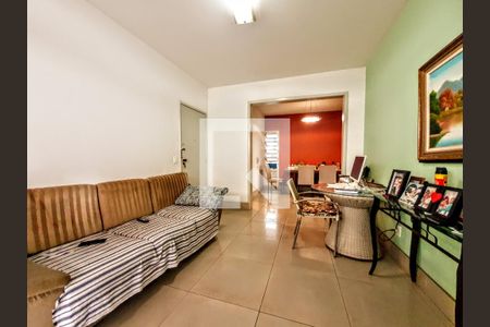 Sala de apartamento à venda com 3 quartos, 100m² em Graça, Belo Horizonte