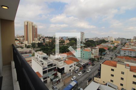 Sala / Cozinha - Varanda de kitnet/studio para alugar com 1 quarto, 27m² em Jardim Sao Paulo(zona Norte), São Paulo