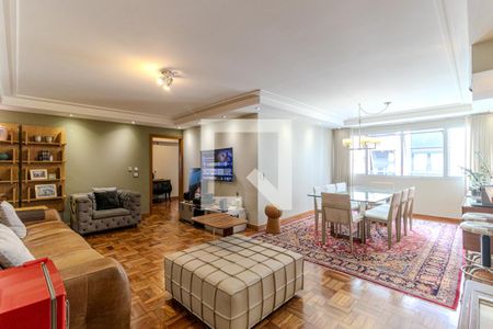 Sala de apartamento à venda com 3 quartos, 132m² em Santa Cecília, São Paulo