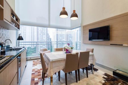 Sala de Jantar de apartamento à venda com 3 quartos, 139m² em Vila Andrade, São Paulo