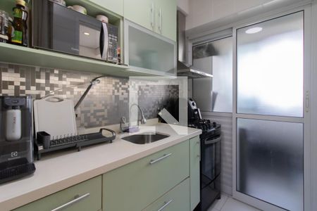 Cozinha de apartamento à venda com 2 quartos, 60m² em Gopoúva, Guarulhos