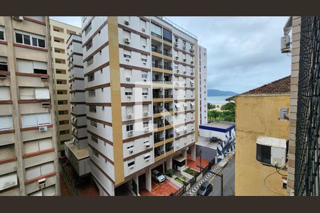 Vista da Sala de apartamento para alugar com 2 quartos, 120m² em Pompéia, Santos