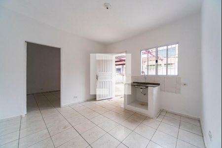 Sala/Cozinha de casa para alugar com 1 quarto, 34m² em Vila Suíça, Santo André