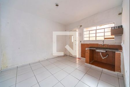 Cozinha de casa para alugar com 1 quarto, 34m² em Vila Suíça, Santo André