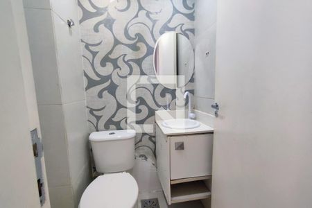 1º Pav - Lavabo de casa de condomínio à venda com 3 quartos, 113m² em Taquara, Rio de Janeiro