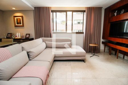 Sala de apartamento à venda com 3 quartos, 103m² em Savassi, Belo Horizonte