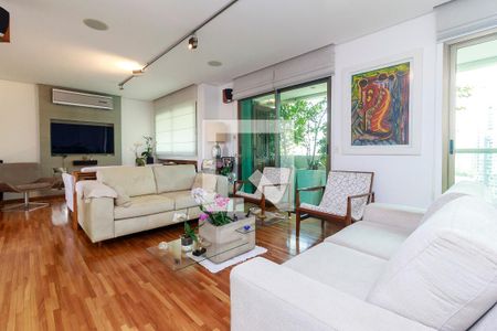 Sala de apartamento à venda com 3 quartos, 147m² em Brooklin, São Paulo