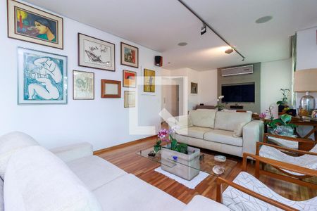 Sala de apartamento à venda com 3 quartos, 147m² em Brooklin, São Paulo