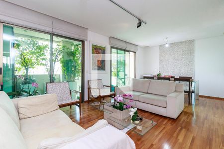 Sala de apartamento à venda com 3 quartos, 147m² em Brooklin, São Paulo