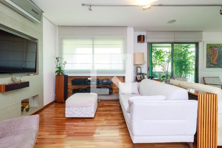 Sala de apartamento à venda com 3 quartos, 147m² em Brooklin, São Paulo