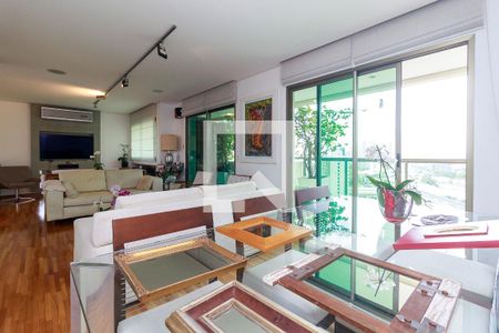 Sala de apartamento à venda com 3 quartos, 147m² em Brooklin, São Paulo