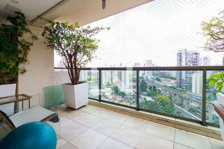 Sala - Varanda de apartamento à venda com 3 quartos, 147m² em Brooklin, São Paulo