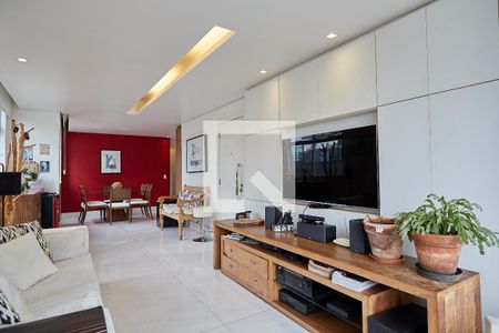 Sala de apartamento à venda com 4 quartos, 140m² em Santo Antônio, Belo Horizonte