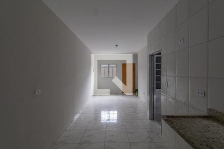 Sala e Cozinha de casa de condomínio à venda com 2 quartos, 65m² em Jardim Lideranca, São Paulo