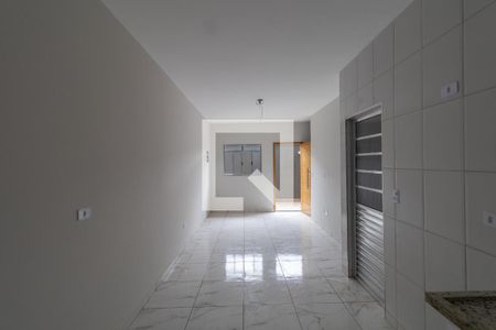 Sala e Cozinha de casa de condomínio à venda com 2 quartos, 66m² em Jardim Lideranca, São Paulo