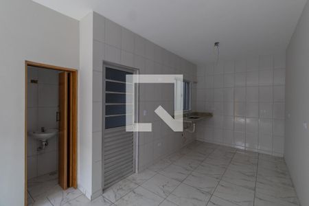 Sala e Cozinha de casa de condomínio à venda com 2 quartos, 66m² em Jardim Lideranca, São Paulo