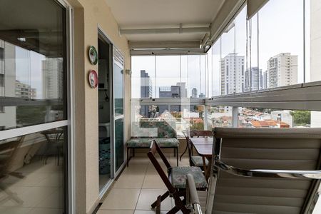 Varanda da Sala de apartamento à venda com 1 quarto, 43m² em Cambuci, São Paulo