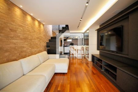 Sala de Estar de apartamento à venda com 1 quarto, 120m² em Pinheiros, São Paulo