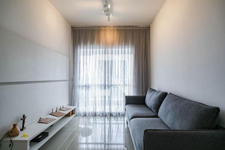 Sala de apartamento para alugar com 1 quarto, 49m² em Centro, Mogi das Cruzes