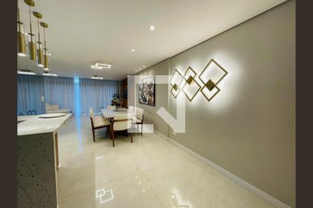 Detalhe Sala de apartamento para alugar com 3 quartos, 147m² em Gonzaga, Santos