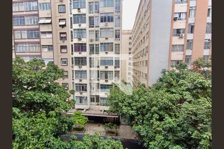 Vista Da Sala  de apartamento à venda com 1 quarto, 40m² em Copacabana, Rio de Janeiro