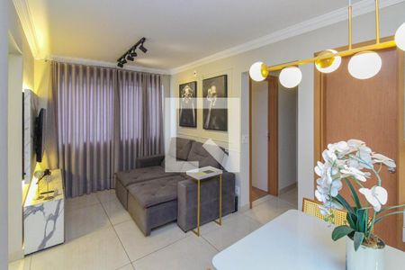 Sala de apartamento à venda com 2 quartos, 60m² em Sagrada Família, Belo Horizonte