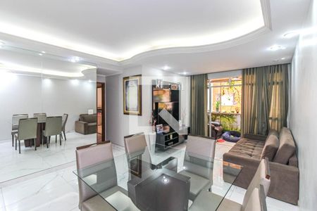 Sala de apartamento à venda com 3 quartos, 100m² em Ipiranga, Belo Horizonte