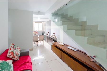 Sala de apartamento à venda com 3 quartos, 132m² em Alto Caiçaras, Belo Horizonte