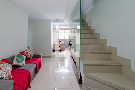 Sala de apartamento à venda com 3 quartos, 132m² em Alto Caiçaras, Belo Horizonte