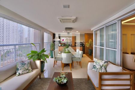 Varanda gourmet de apartamento à venda com 4 quartos, 221m² em Mooca, São Paulo