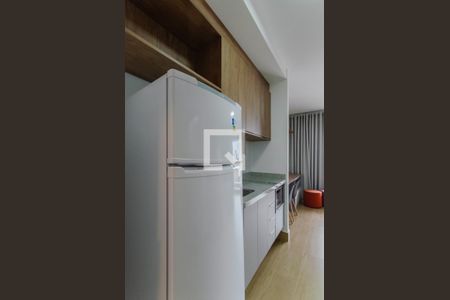 Cozinha de apartamento para alugar com 1 quarto, 29m² em Liberdade, São Paulo