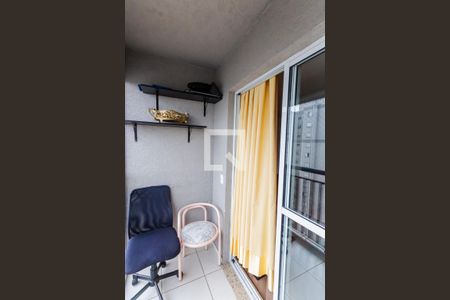 Varanda - Sala de apartamento à venda com 3 quartos, 66m² em Vila Metalúrgica, Santo André