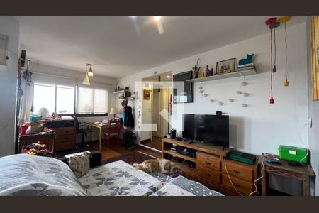 Sala de TV de apartamento à venda com 3 quartos, 116m² em Vila Madalena, São Paulo