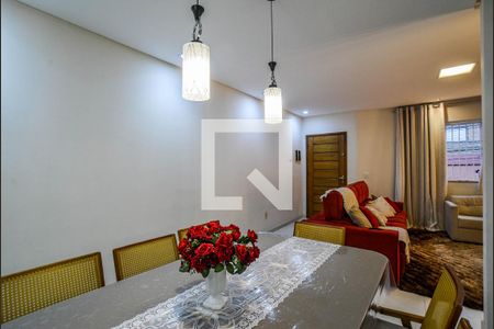 Sala de Jantar de casa à venda com 3 quartos, 213m² em Parque Novo Oratório, Santo André