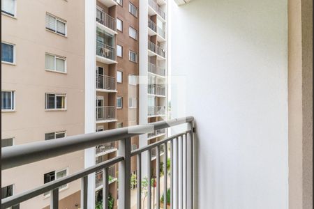 Varanda da Sala de apartamento para alugar com 1 quarto, 24m² em Jardim Caravelas, São Paulo