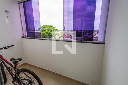 Varanda de apartamento à venda com 3 quartos, 80m² em Santa Branca, Belo Horizonte