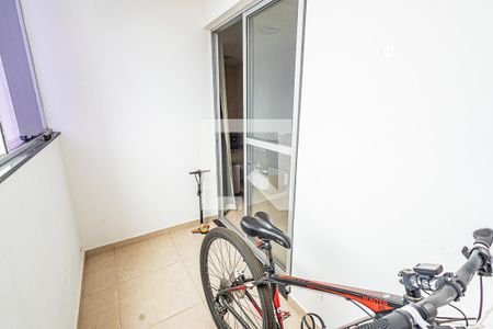 Varanda de apartamento à venda com 3 quartos, 80m² em Santa Branca, Belo Horizonte