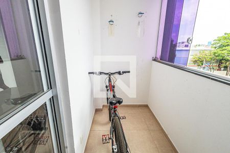 Varanda de apartamento à venda com 3 quartos, 80m² em Santa Branca, Belo Horizonte