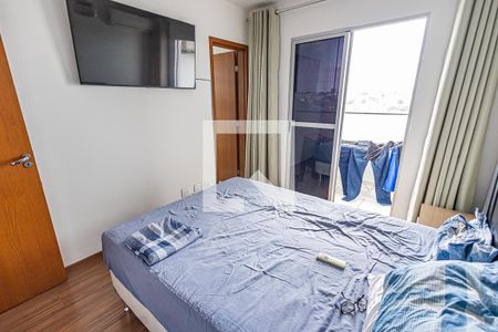 Quarto 1 / varanda e suíte de apartamento à venda com 3 quartos, 80m² em Santa Branca, Belo Horizonte