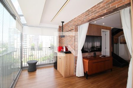 Varanda  de apartamento para alugar com 2 quartos, 99m² em Moema, São Paulo